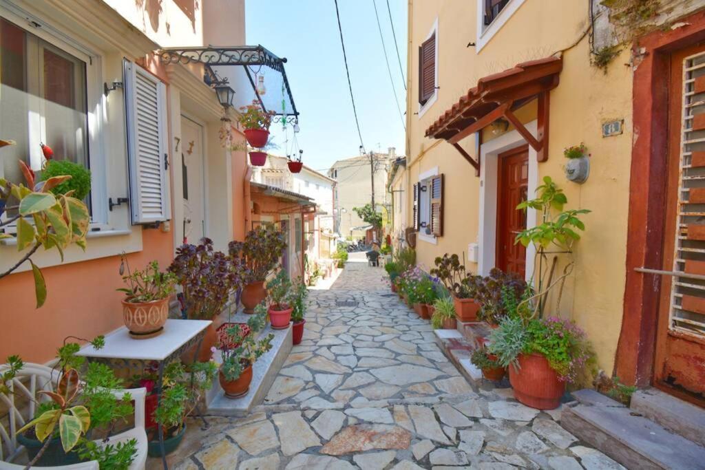Апартаменты Zia Maria'S House Next To Corfu Port Экстерьер фото